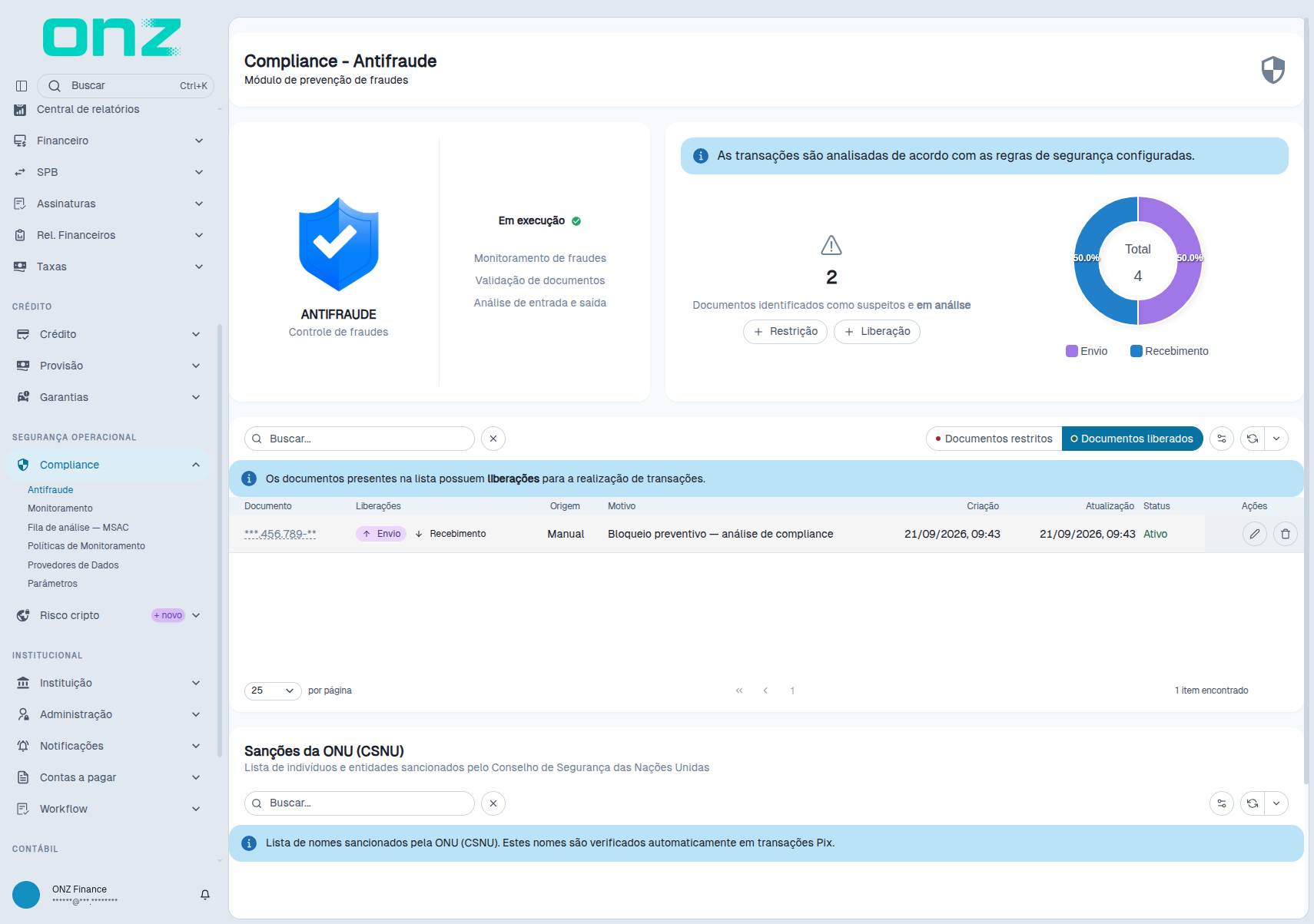 Documentos liberados